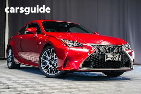 Red 2015 Lexus RC350 Coupe F Sport