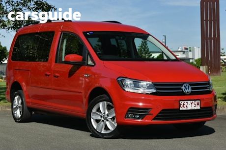 Red 2018 Volkswagen Caddy Wagon Maxi Comfortline TSI220