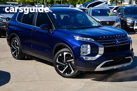 Blue 2023 Mitsubishi Outlander Wagon Aspire 7 Seat (2WD)