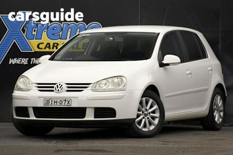 White 2008 Volkswagen Golf Hatchback 1.9 TDI Edition