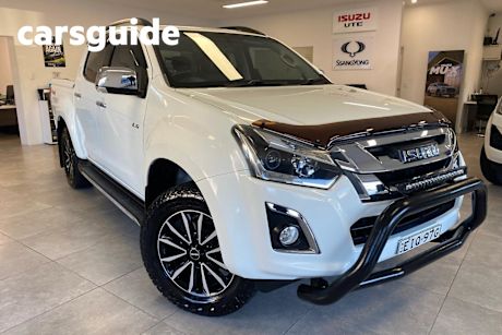 White 2020 Isuzu D-MAX Crew Cab Utility LS-T (4X4)