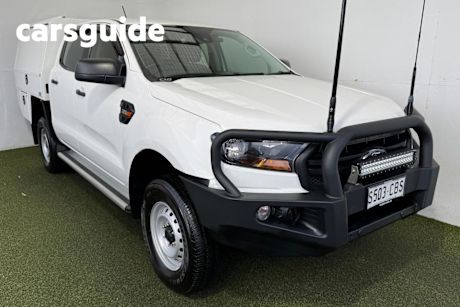 White 2019 Ford Ranger Double Cab Chassis XL 3.2 (4X4)