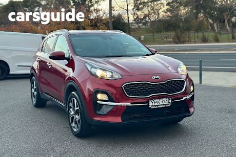 Red 2020 Kia Sportage Wagon SX+