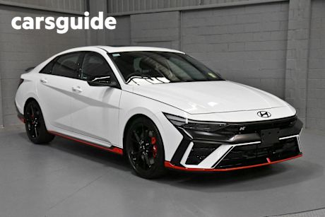 White 2025 Hyundai I30 Sedan N Premium With Sunroof