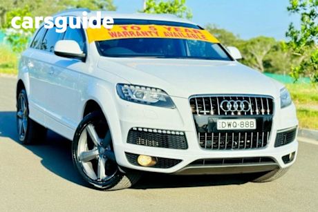 White 2014 Audi Q7 Wagon 3.0 TDI Quattro