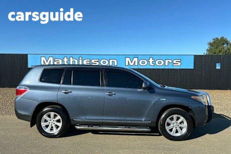Blue 2012 Toyota Kluger Wagon KX-R (fwd) 7 Seat