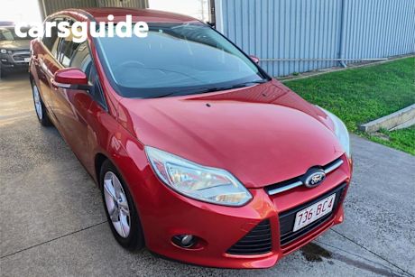 Red 2015 Ford Focus Hatchback Trend