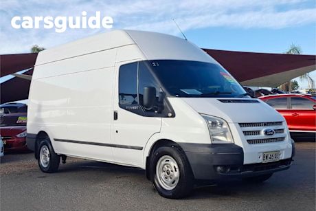 White 2013 Ford Transit Commercial 350 Mid Roof LWB