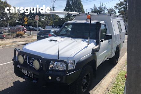 White 2015 Nissan Patrol Ute Tray 4x4