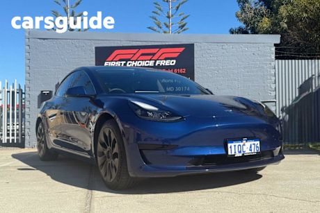 Blue 2021 Tesla Model 3 Sedan STANDARD RANGE PLUS RWD MY21 UPDATE