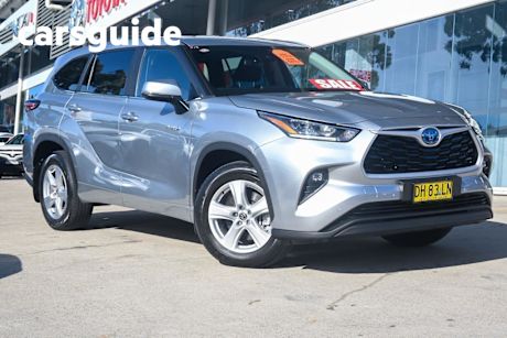 Silver 2022 Toyota Kluger Wagon GX Hybrid AWD