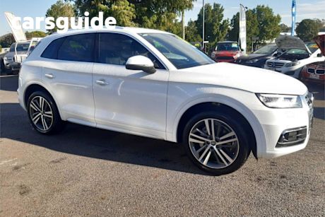 White 2018 Audi Q5 Wagon 2.0 TDI Quattro Design