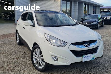 White 2012 Hyundai IX35 Wagon Highlander (awd)
