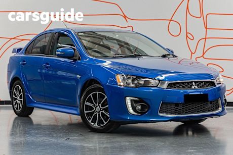 Blue 2016 Mitsubishi Lancer Sedan ES Sport