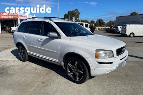 White 2013 Volvo XC90 Wagon D5 R-Design