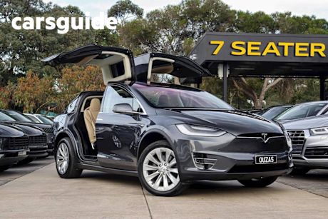 Grey 2017 Tesla Model X Wagon 90D
