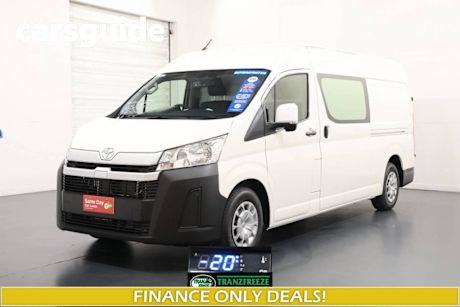White 2025 Toyota Hiace Van Slwb