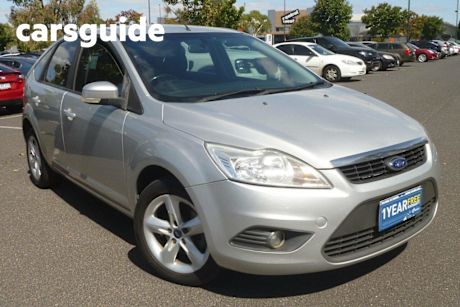 Silver 2010 Ford Focus Hatchback LX