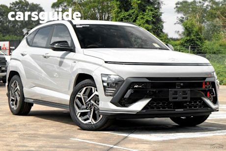 Grey 2025 Hyundai Kona Wagon Hybrid Premium N Line Sunroof