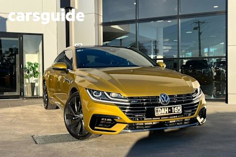 Yellow 2017 Volkswagen Arteon Liftback 206 TSI R-Line