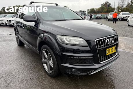 Black 2013 Audi Q7 Wagon 3.0 TDI Quattro