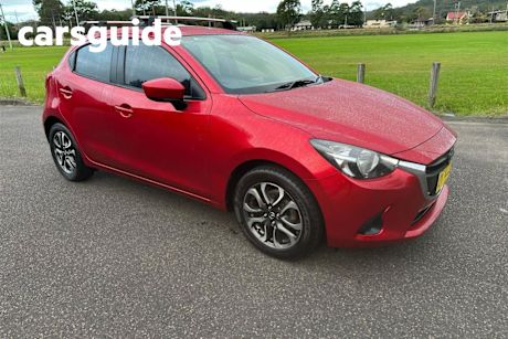 Red 2015 Mazda 2 Hatchback NEO