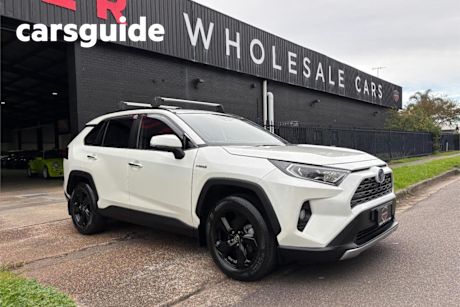 White 2021 Toyota RAV4 Wagon Cruiser (awd) Hybrid