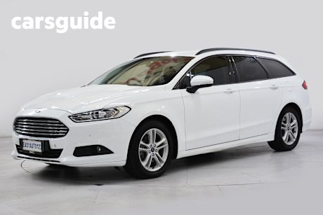 White 2018 Ford Mondeo Wagon Ambiente Tdci