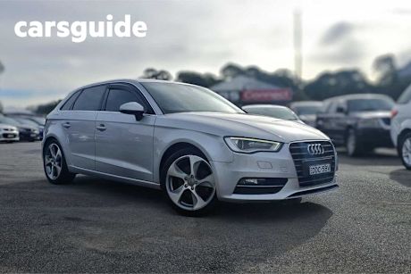 Silver 2013 Audi A3 Hatchback Sportback 1.8 Tfsi Ambition
