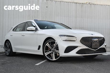 White 2024 Genesis G70 Wagon 2.0T Shooting Brake Sport LUX