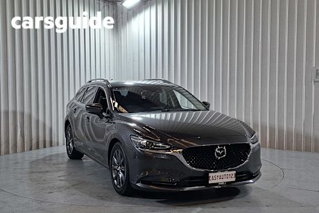 Grey 2020 Mazda 6 Wagon Sport
