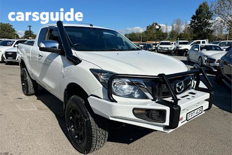 White 2016 Mazda BT-50 Ute Tray XTR Freestyle