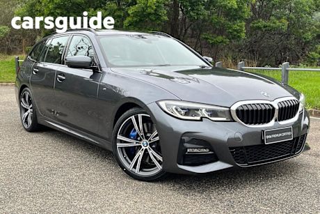 Grey 2021 BMW 330I Wagon Touring M Sport
