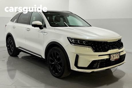 White 2022 Kia Sorento Wagon GT-Line 7 Seat