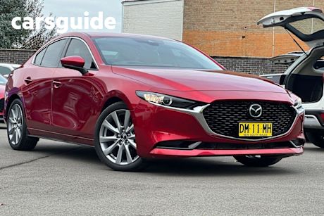 Red 2023 Mazda 3 Sedan G20 Touring