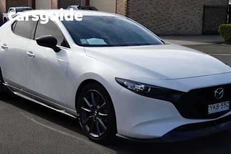 White 2019 Mazda 3 Hatchback G20 Touring