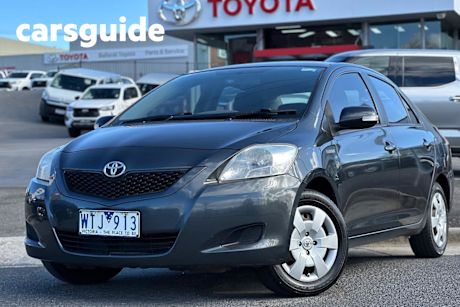 Grey 2008 Toyota Yaris Sedan YRS