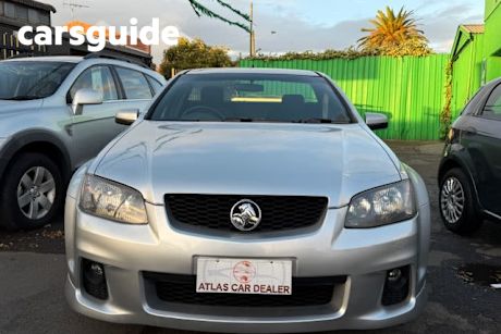 Silver 2010 Holden Commodore Utility SV6