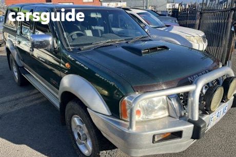 Green 2009 Nissan Navara Ute Tray