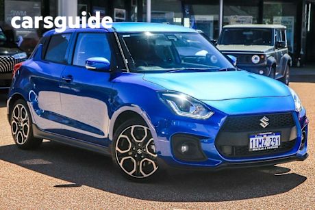 Blue 2024 Suzuki Swift Hatchback Sport Turbo