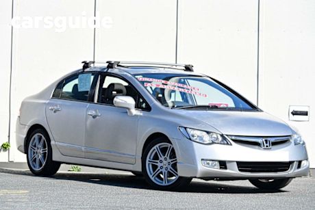 Silver 2007 Honda Civic Sedan Sport