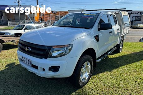 White 2012 Ford Ranger Crew Cab Chassis XL 2.2 (4X4)