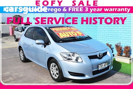 Blue 2007 Toyota Corolla Hatchback Ascent