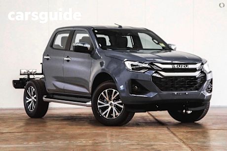 Grey 2025 Isuzu D-MAX Crew Cab Chassis LS-U (4X4)