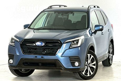 Blue 2022 Subaru Forester Wagon 2.5I Premium (awd)