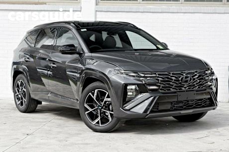 Grey 2025 Hyundai Tucson Wagon Premium N Line (awd)