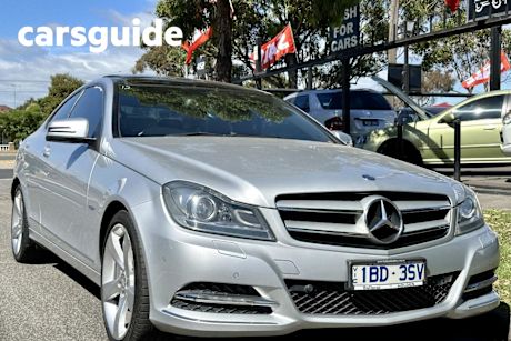 Silver 2011 Mercedes-Benz C250 Coupe BE