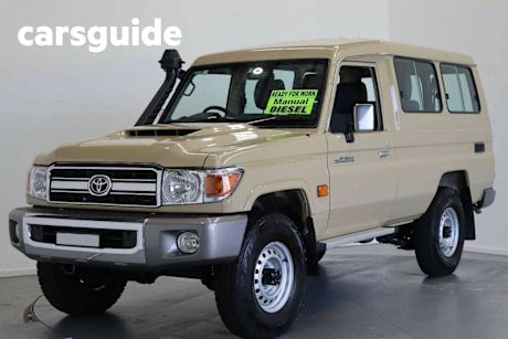 Beige 2022 Toyota Landcruiser 70 Series Wagon GXL Troop Carrier