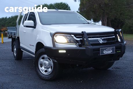 White 2018 Holden Colorado Space Cab Chassis LS (4X4)