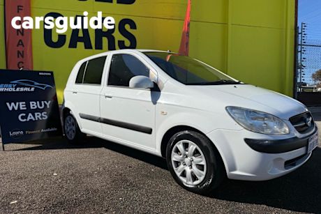 White 2010 Hyundai Getz Hatch SX TB MY09